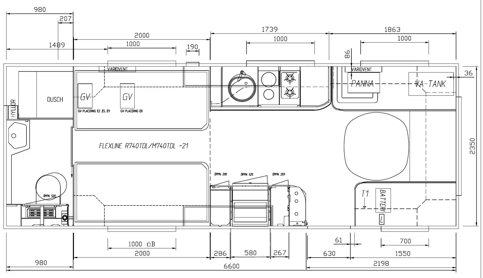 Grundriss – Werkszeichnung KABE